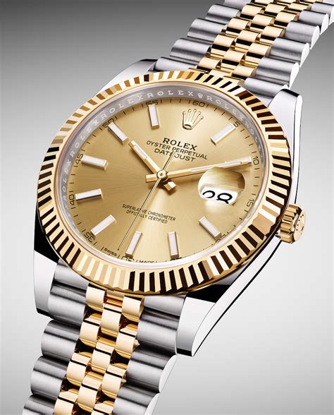 rolex datejust 41 silver gold|rolex datejust 41 retail price.